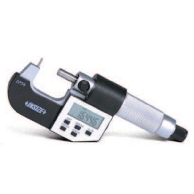 Insize Tube Micrometer 0-1/0-25mm x .00005/.001mm Pin Anvil 3161-25