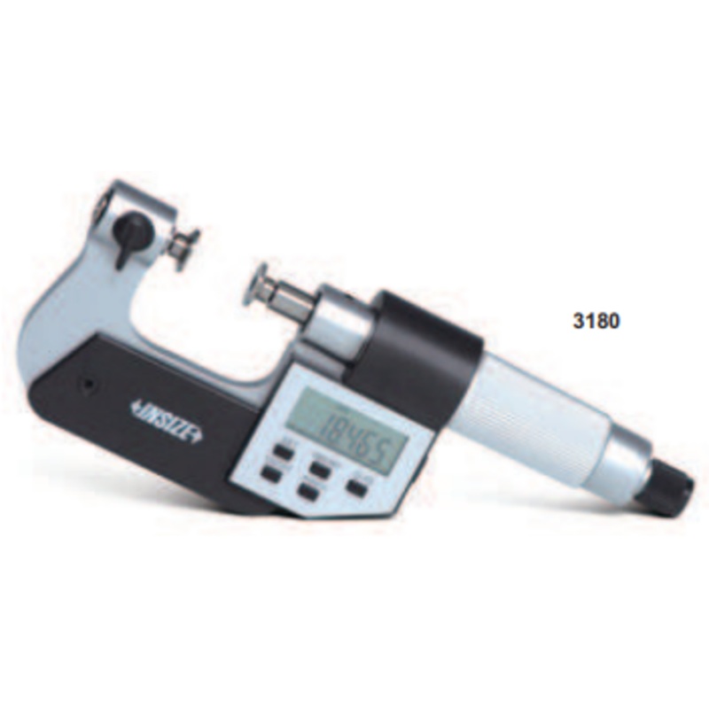 Insize Universal Micrometer 0-1/0-25mm x .00005/.001mm 3180-25