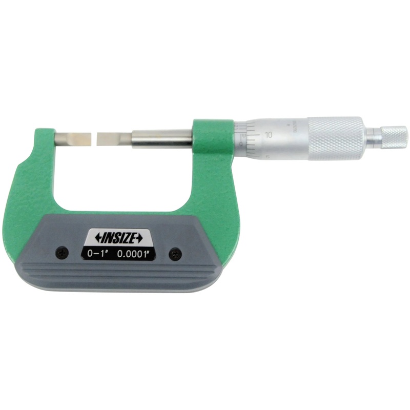 Insize Blade Micrometer Imperial Models 0-1” Graduation .0001” Blade type A 0.75 x 6.5mm 3232-1