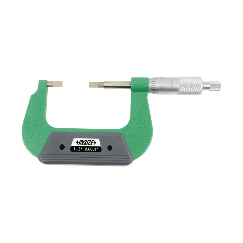Insize Blade Micrometer Imperial Models 1-2” Graduation .0001” Blade type A 0.75 x 6.5mm 3232-2