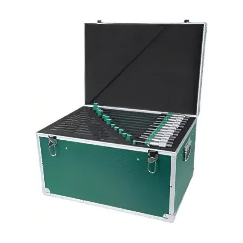 Insize Set Of Insize Mechanical micrometers without heat shield,  Range : 0-12  Graduation .0001 Number of Micrometers : 12, Ratchet 3203-1212