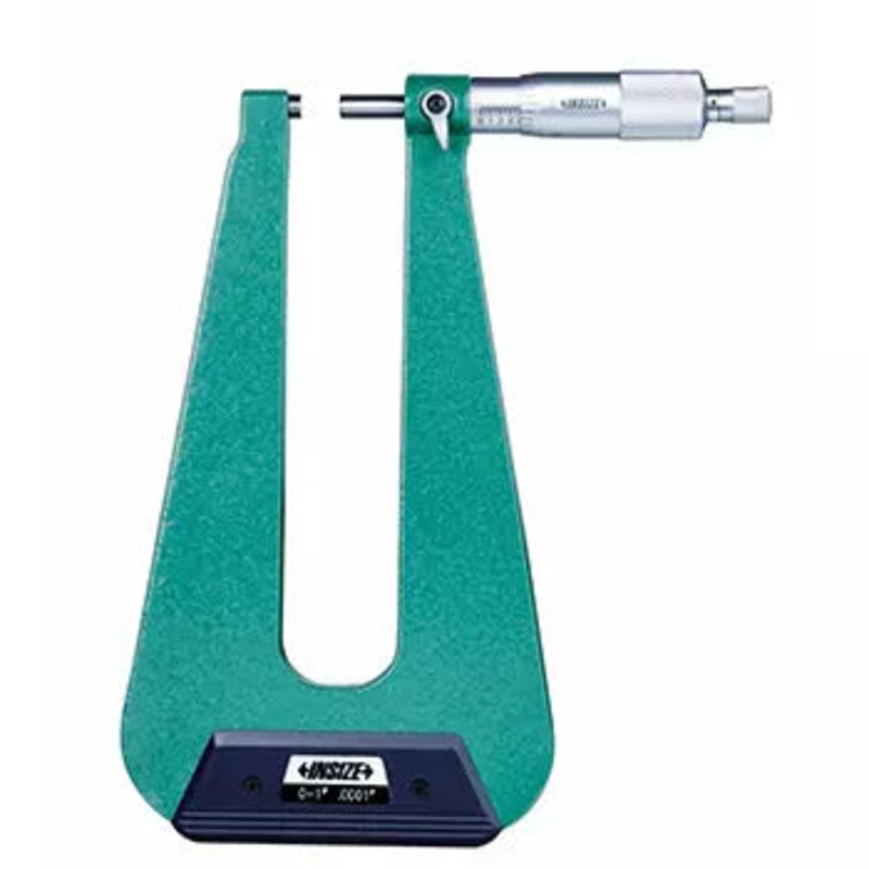 Insize Sheet Metal Micrometer, Type A, 0.001 Graduation, 0 – 1 3239-13