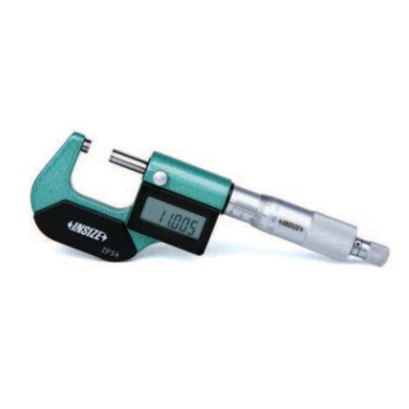Insize Digital Outside Micrometer Range 0-1/0-25mm Resolution .00005/.001mm 3103-25