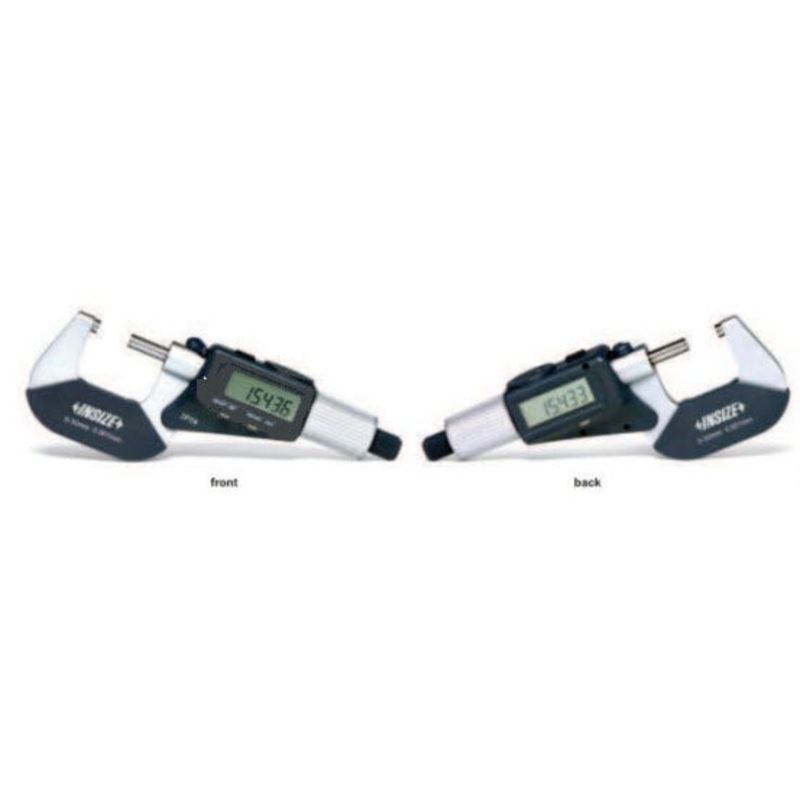 Insize Digital Outside Micrometer Range 0-1.2/0-30mm Resolution .00005/.001mm Double Display 3104-30