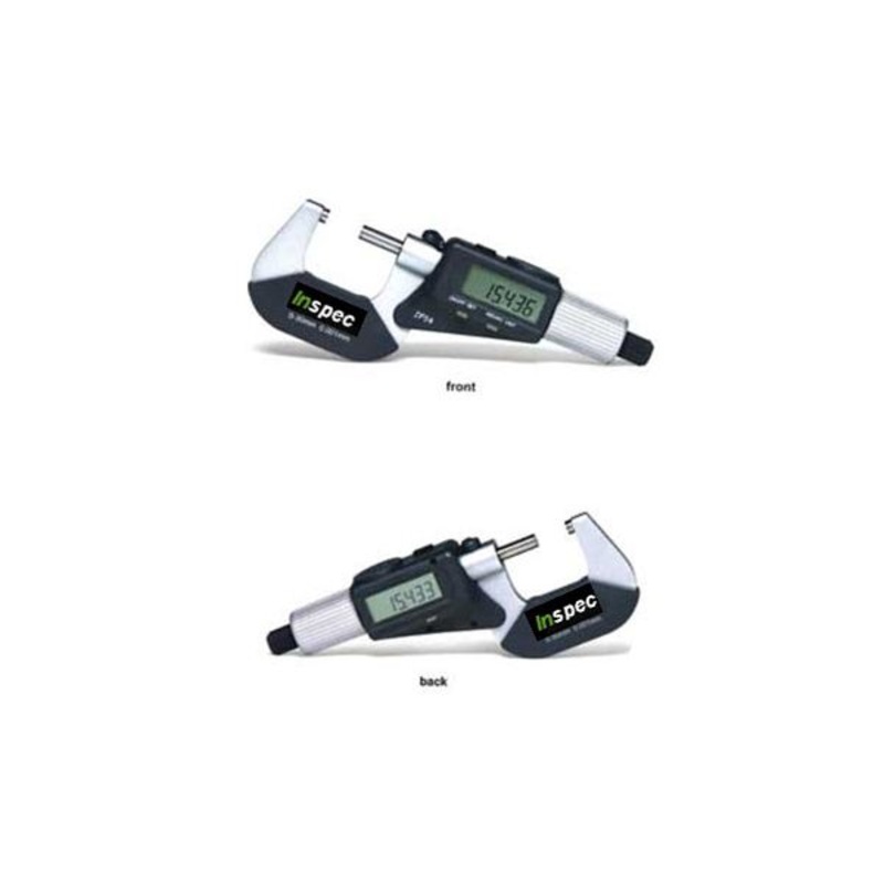 Inspec Digital Micrometer 0-1.2/0-30mm Res .00005/.001mm Double Faces 191-01-630