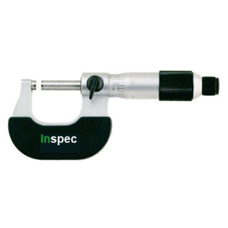 Inspec Micrometer 101-01-030 Range 0-25mm Graduation .01mm Item number 101-01-030