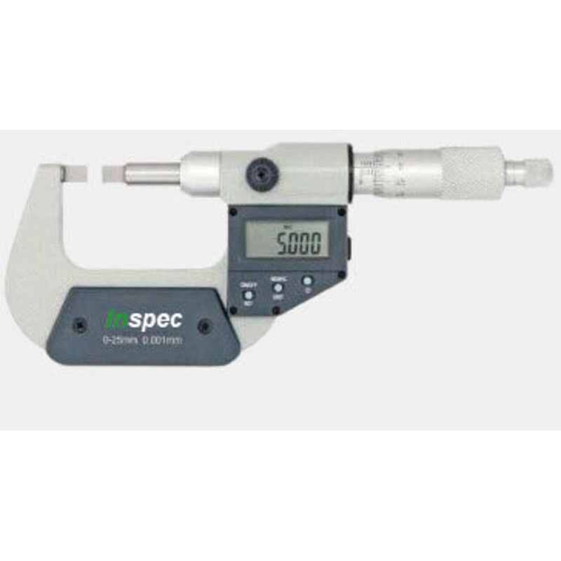 Inspec 235-11-510 Blade Mic 0-25mm/0-1” Resolution .001mm/.00005” Type B .4mm x 3.5mm