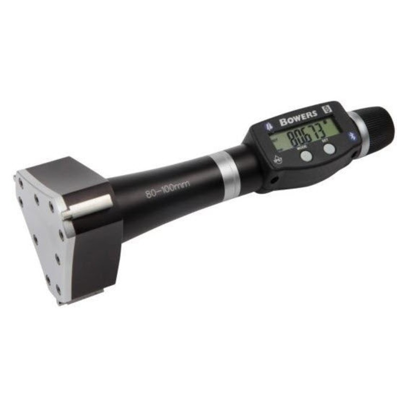 Bowers Three Point Digital Bore Gauge 80-100mm/3.14-4 XTD80M-BT