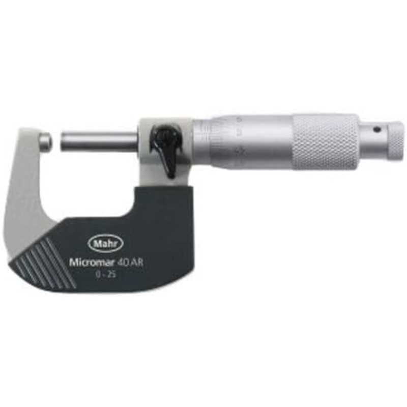 Mahr 40AR Mechanical Micrometers  Micromar Spherical Anvil Micrometers, Range 25-50mm x .01mm  4134251