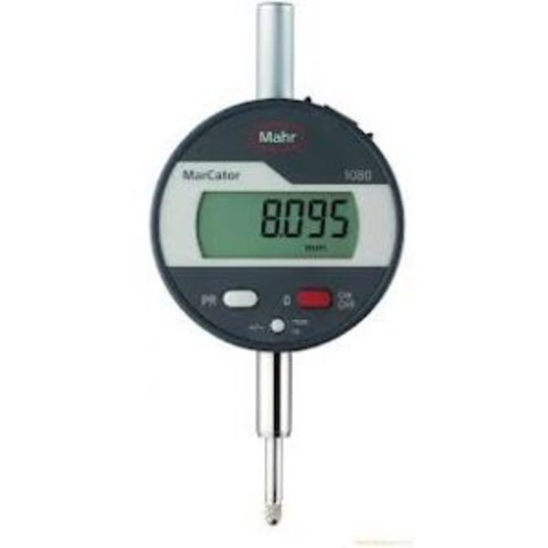Mahr 4336401 Digital Indicators 1075 Accuracy: .025mm Measuring Force: 0.6-1N Model: 1075 Range: 12.5mm/.5000” Resolution: .01mm/.0005 Stem: 8mm