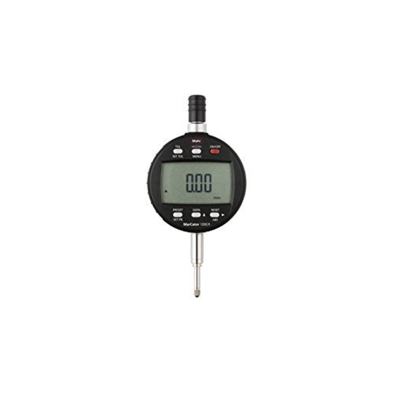 Mahr 4337130 Digital Indicators MarCator 1086 R, Range 12.5mm/.5” Resolution 0.01 mm / .0005 Accuracy 0.02mm Repeatability 0.01mm Force 0.65 – 0.90N Stem 8mm