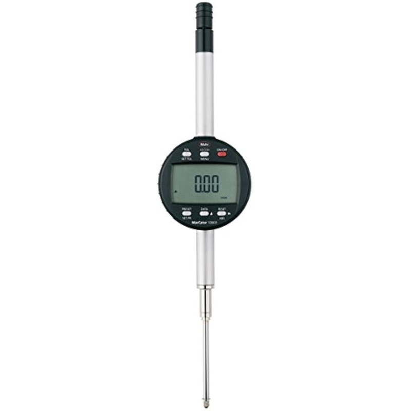Mahr 4337133 Digital Indicators MarCator 1086 R, Range 100mm/4” Resolution 0.01 mm / .0005 Accuracy 0.02mm Repeatability 0.01mm Force 1.6-3.50N Stem 8mm