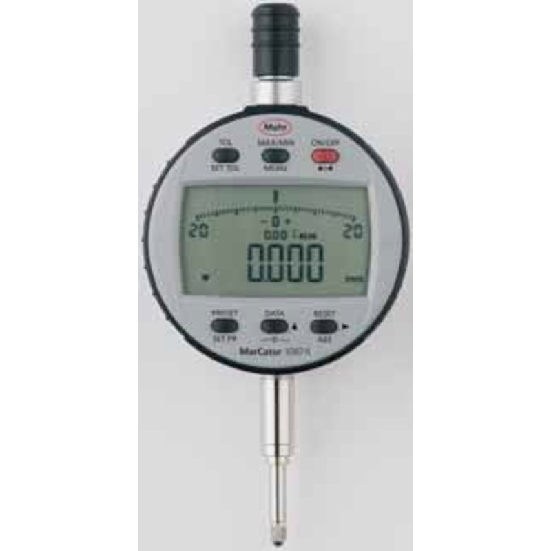 Mahr 4337160 Digital Indicators MarCator 1087 R, Range 12.5mm/.5” Resolution 0.001 mm / .00005 Accuracy 0.005mm Repeatability 0.002mm Force 0.65 – 0.90N Stem 8mm