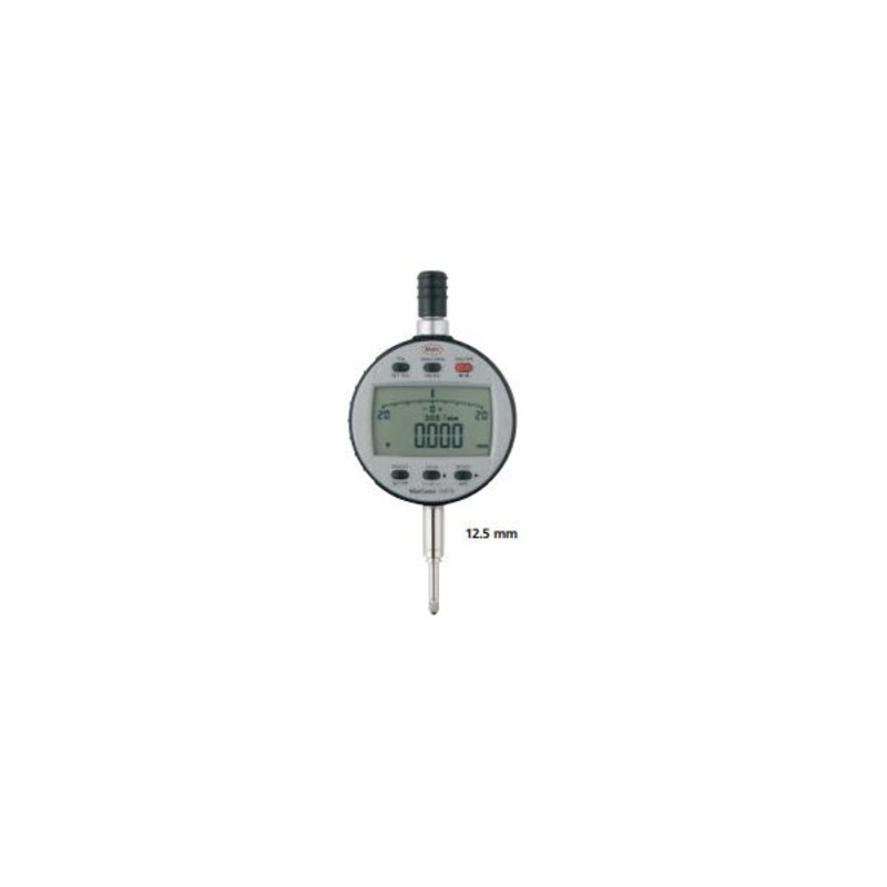 Mahr 4337170 Digital Indicators MarCator 1087 R, Range 12.5mm/.5” Resolution 0.001 mm / .00005 Accuracy 0.005mm Repeatability 0.002mm Force 0.65 – 0.90N Stem 3/8”