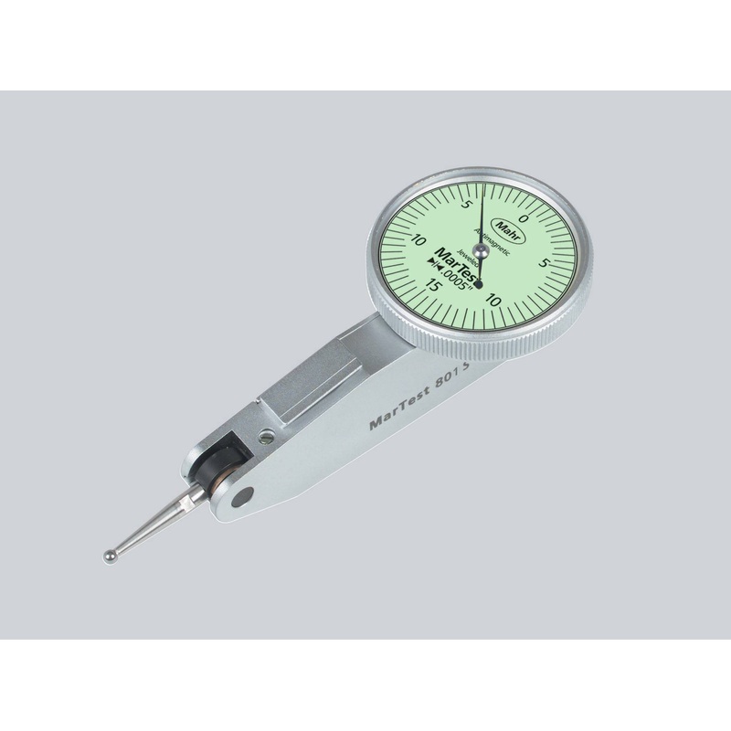 Mahr Test Indicators 4305950, Graduation: .0005, Model: 801S, Range: .030, Face diameter 1.1”, Force 0.15N
