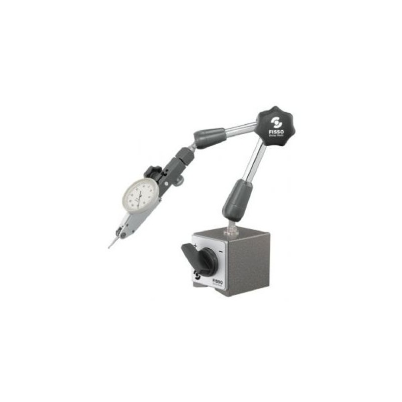FISSO Classic Line Model: 2200-20 F + M – 3D articulated gauging arm with on off magnet, 8mm Stem. Code 222.10, Indicator Not supplied