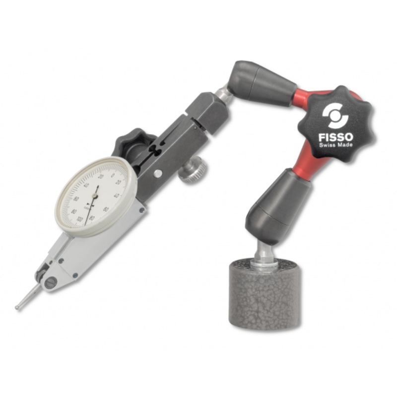 Fisso XS13.25 Strato line 3D articulated gauging arm XS13.20 (XS-13 F + TMS) with pot magnet (TMS) (permanent) 3/8 Stem diam. Indicator not included