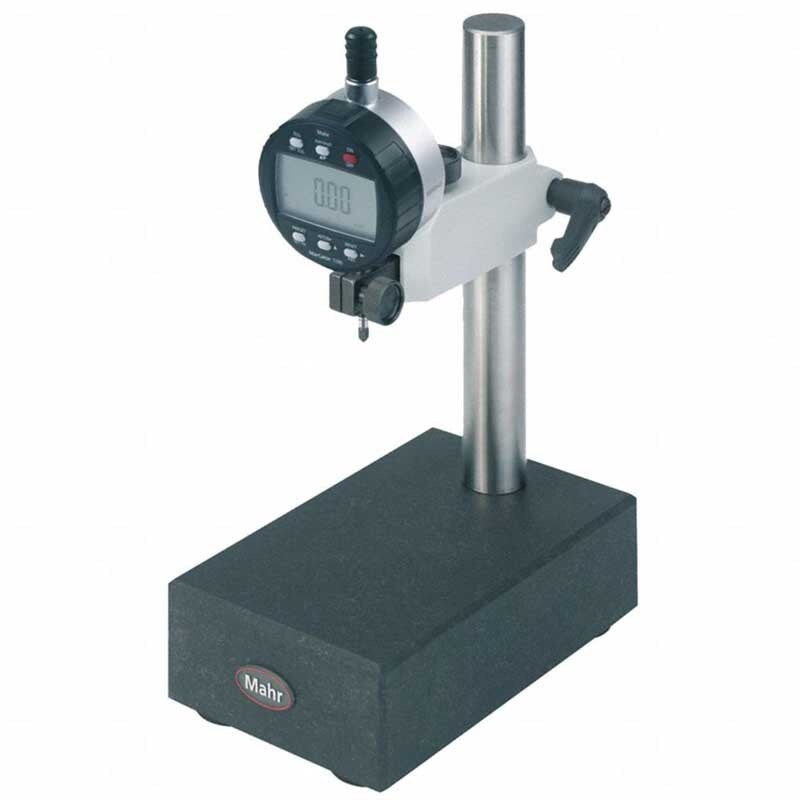 Mahr Indicator Granite Grade 0 Stand 820 FG Code 4431100 Working range 130mm/0-5.1” working range, Mount Diameter 8mm With Fine Adjustment 0.2mm