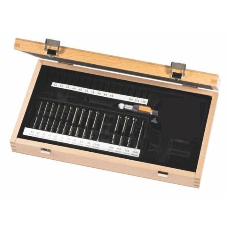 Schwenk OSIMESS 627 00301 Split Ball Bore Gauge Sets Nominal range 8-12mm effective range 7.7-12.5mm number of probes 6, Holder with retraction Model OS, hard chrome design, Dial Gauge not included