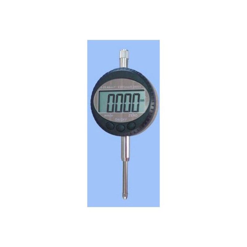 Inspec 221-161 Digital Indicators Range: 25mm/1 Resolution: .001mm/.00005 SPC Output: Yes Stem: 8mm