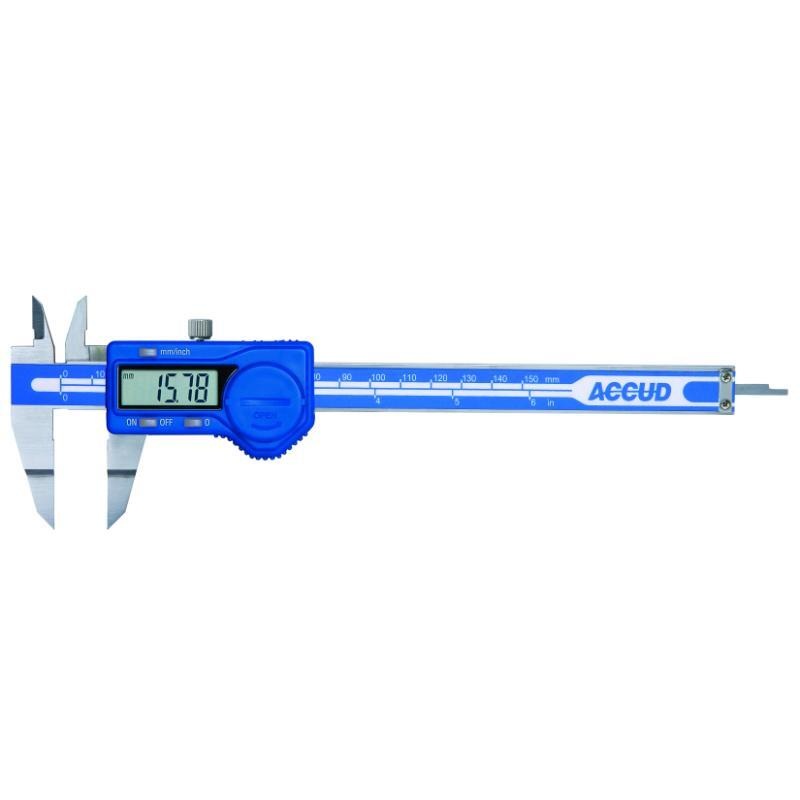 Accud Digital Accud Blade caliper 0-150mm Resolution .0005/.01mm 153-006-11