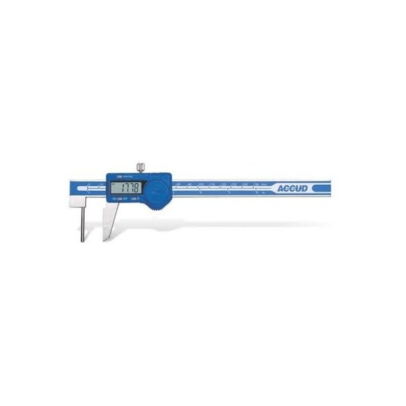 Accud Tube Thickness Digital Calipers , Resolution 0.01/.0005 Accuracy 0.05mm, Data Output 137-006-11