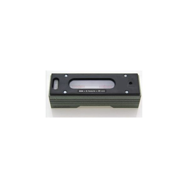 EDA 61R-0.01-140 Precision Engineers Level Dimensions : 140 x 40.5 x 40mm Accuracy Inch : .0001/10 Accuracy metric : .01mm/m Angular : 2 seconds, 59/0006