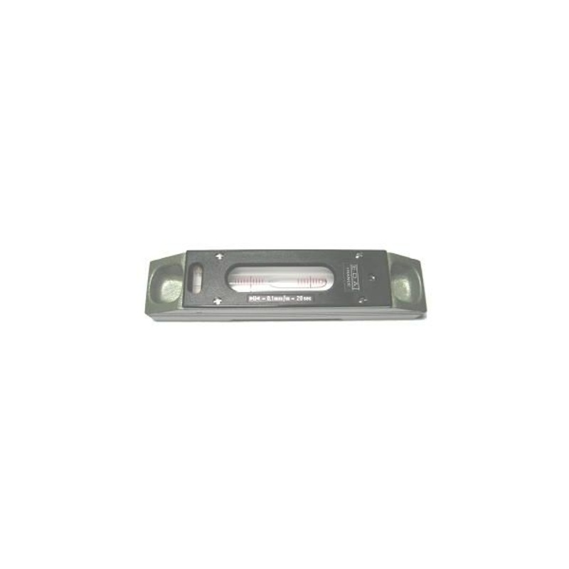 EDA61R-0.05-200 Precision Engineers Level Dimensions : 200 x 40.5 x 40mm Accuracy Inch : .0005/10 Accuracy metric : .05mm/m Angular : 10 seconds