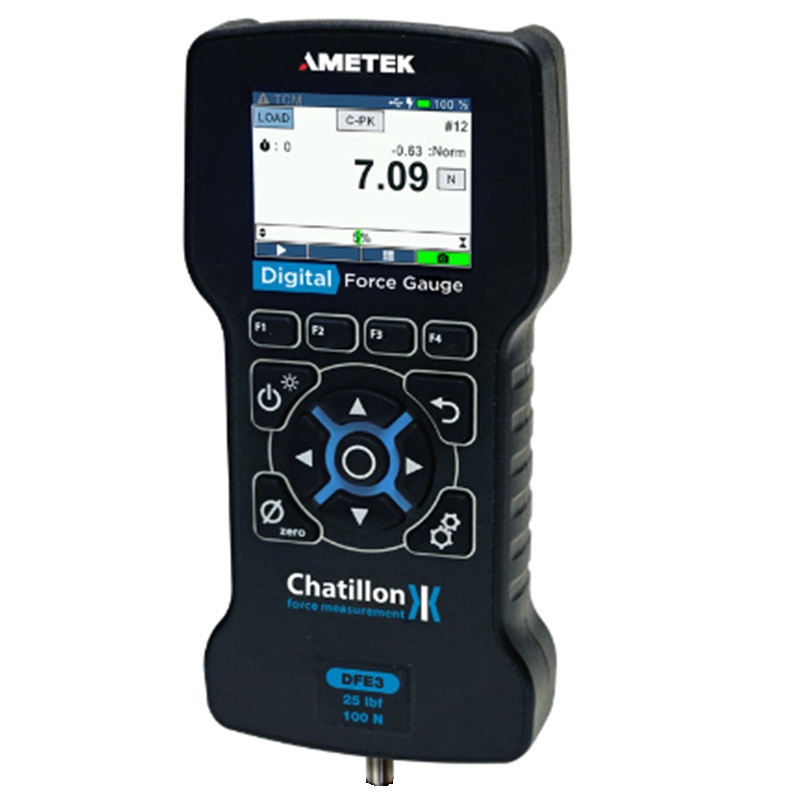 Ametek Chatillon DFE3-50 Digital Force Gauge – 50 x 0.001 lbf, N 250 x .01N, Kgs 25 x.001Kg, 800 x 0.01ozf, 25000 x 1gf