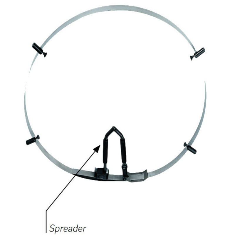 Schwenk 62300015 INSIDE CIRCUMFERENCE TAPE IUB circumference type Code range 3450 – 4720mm diameter range [mm]1100 – 1500 Type IUB4 720