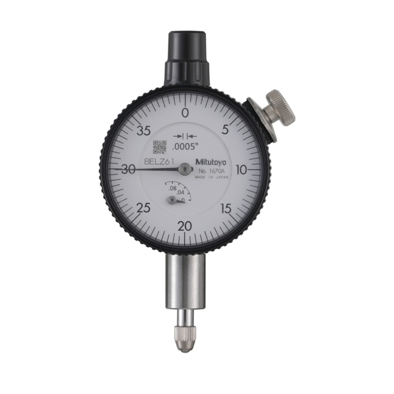 Dial Gauge, Flat Back, ANSI/AGD Type 0,1, 0,0005 1670AB