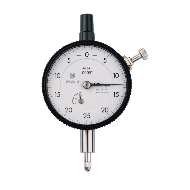 Dial Gauge, Flat Back, ANSI/AGD Type 0,125, 0,0005 2922AB