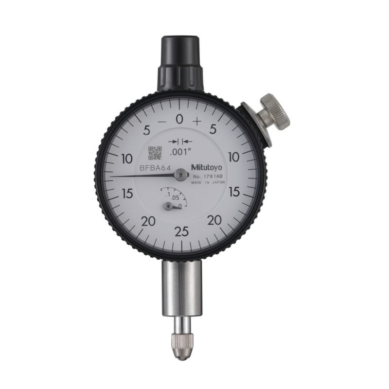 Dial Gauge, Flat Back, ANSI/AGD Type 0,125, 0,001 1781AB