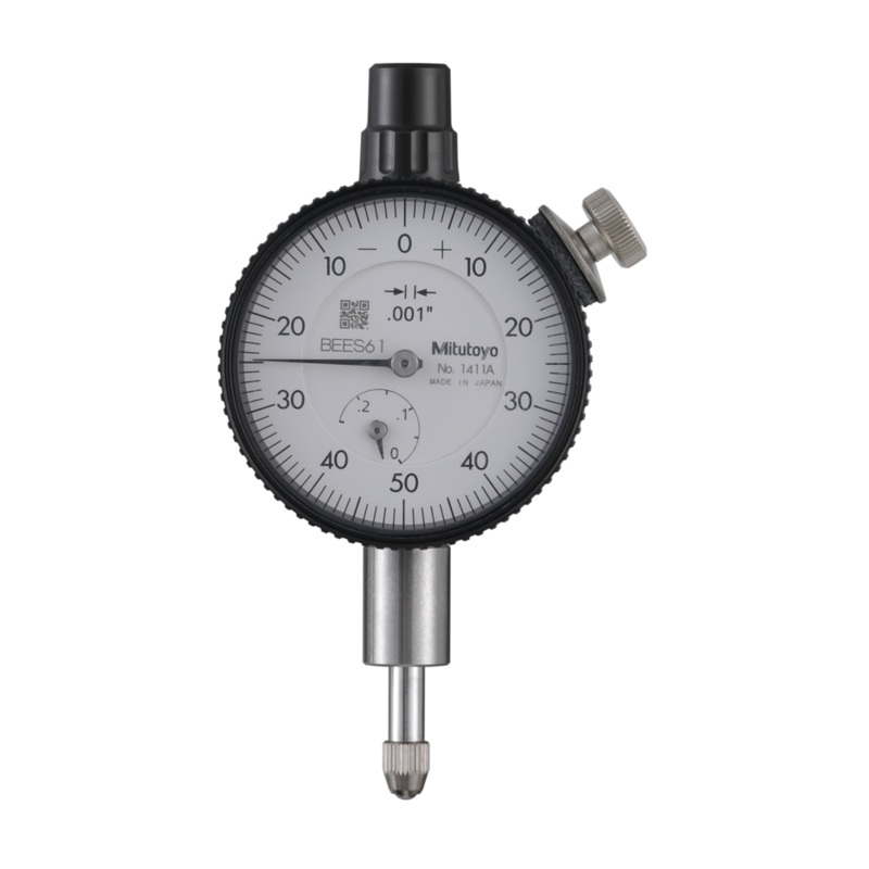 Dial Gauge, Flat Back, ANSI/AGD Type 0,25, 0,001 1411AB