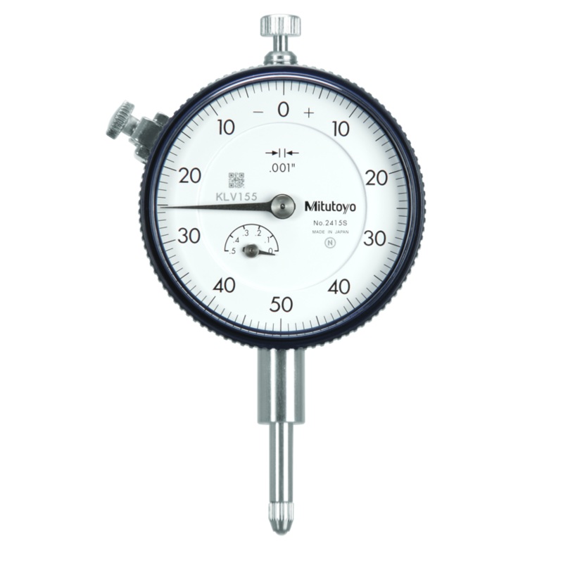 Dial Gauge, Flat Back, ANSI/AGD Type 0,5, 0,001 2415AB