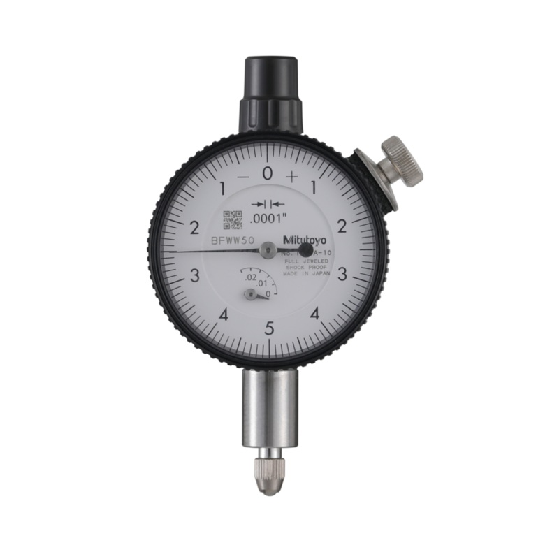 Dial Gauge, Flat Back, ANSI/AGD Type Jewelled Bearing, Shockproof, 0,025, 0,0001 1803AB-10