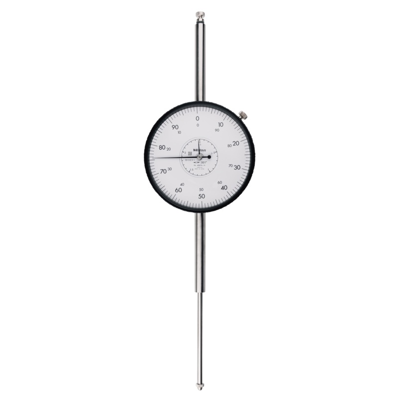Dial Gauge, Flat Back, ANSI/AGD Type Jewelled Bearing, Shockproof, 3, 0,001 4887AB-19 Face 3.62