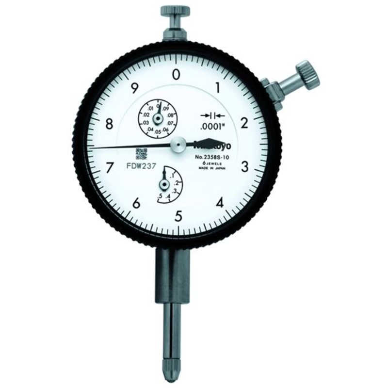 Dial Gauge, Lug Back, ANSI/AGD Type Jewelled Bearing, 0,5, 0,0001 2358S-10