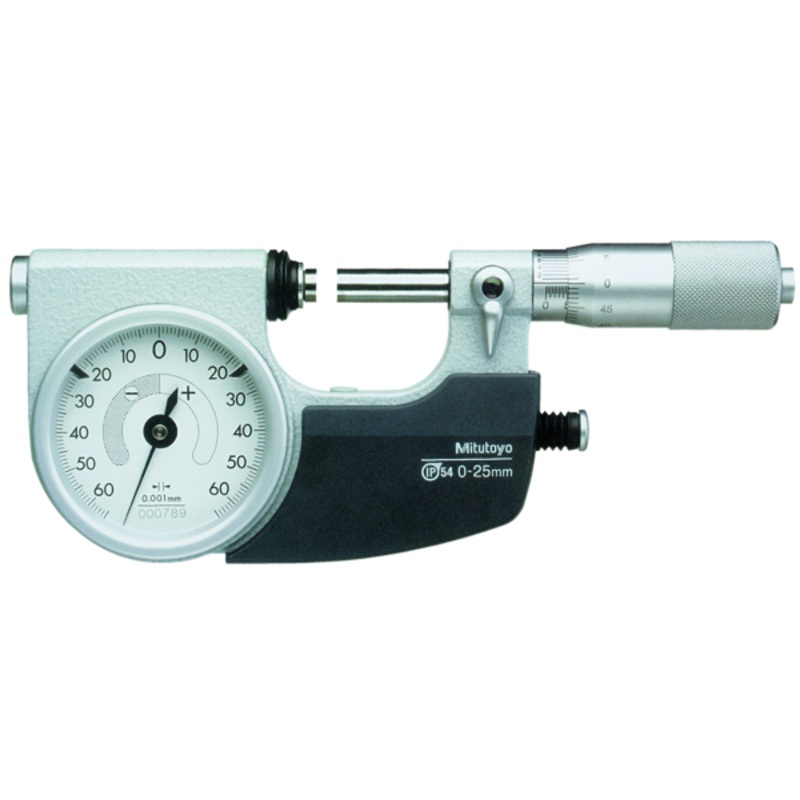 Mitutoyo Indicating Micrometer with Button Left 510-151