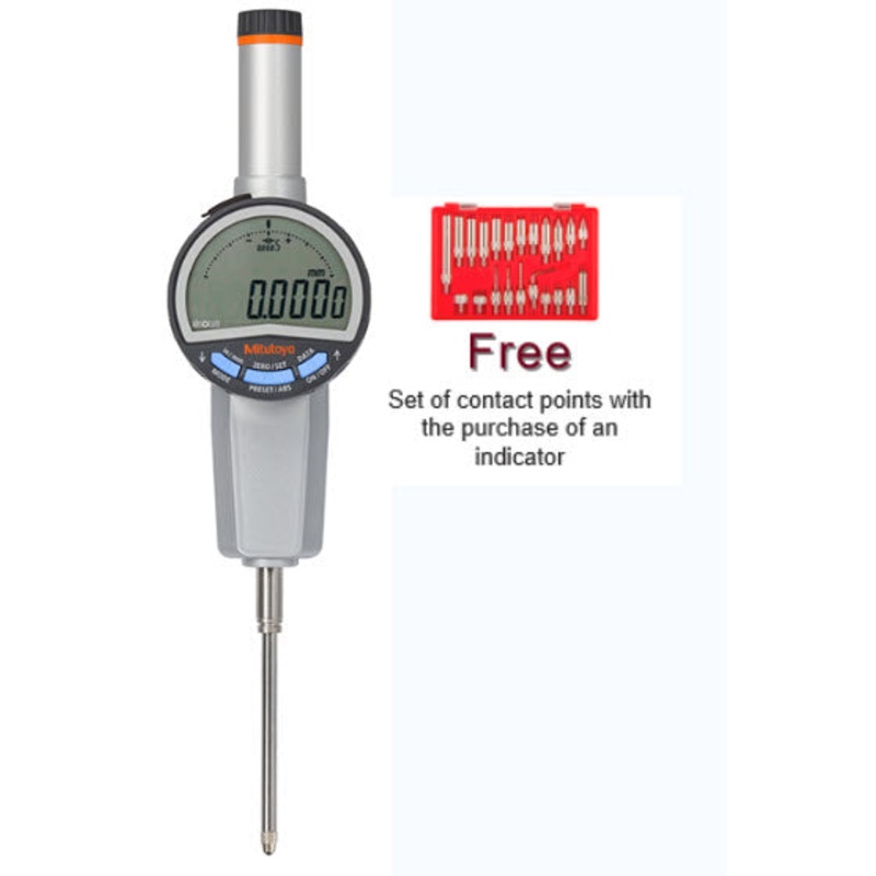 Mitutoyo 543-731B (0.01mm/0.001mm) ABSOLUTE Digital Indicator ID-CX Flat Back 0-50mm (0-2) 8mm stem