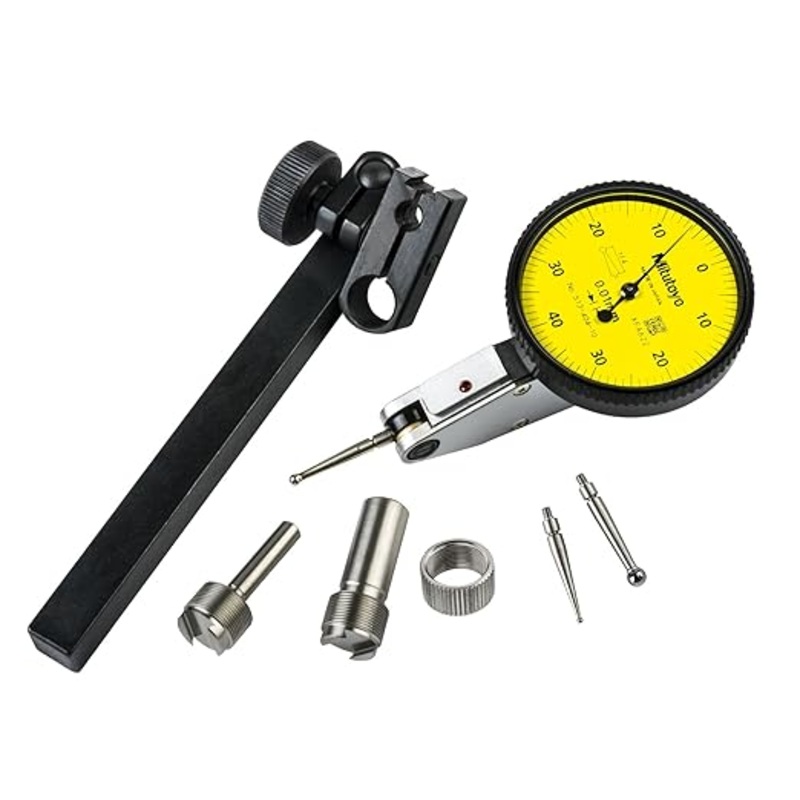 Mitutoyo 513-415-10T (0.01mm) Horizontal Type Dial Test Indicator 4/8mm Stem with Bracket 1mm