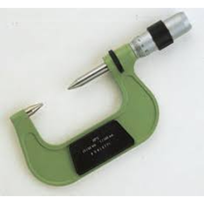 Borletti Micrometer  manufactured in Italy P-MAS-TV2 Pointed 30 degree 25-50mm graduation .01mm