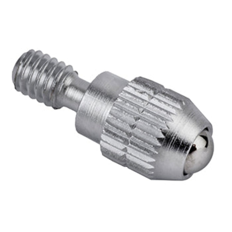 Mitutoyo 131262 Carbide .118/3mm Ball Contact Point Product Code: 131262 MFGID: 131262 Brand: Mitutoyo  Ball Diameter: .118/3mm  Length: .3