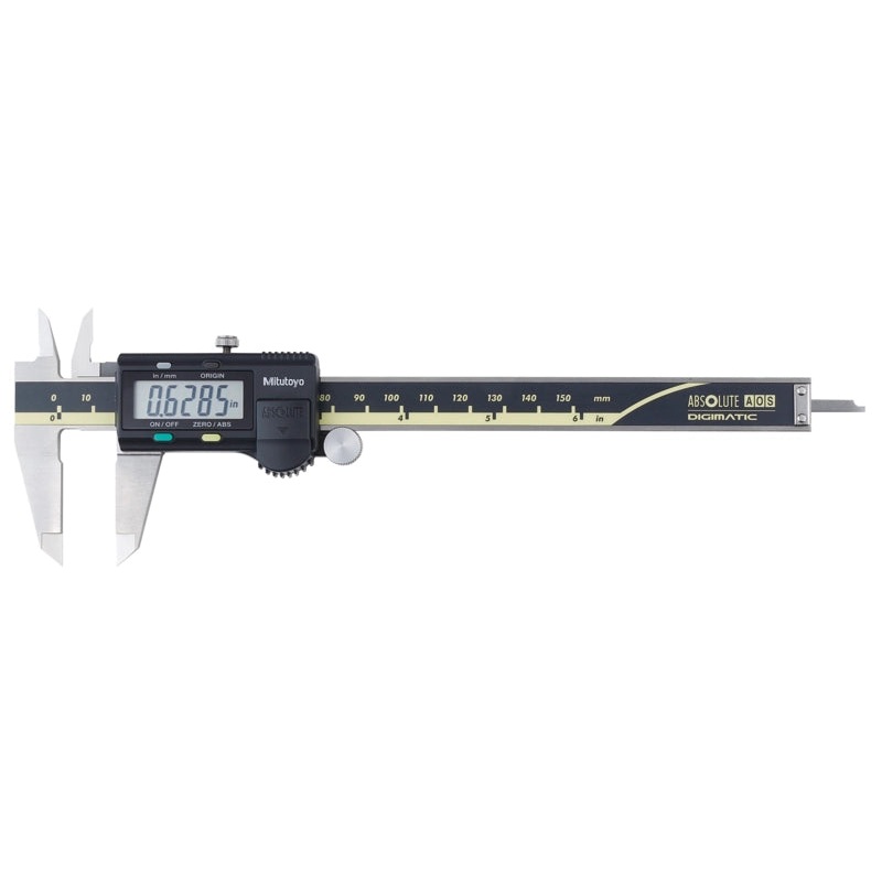 Mitutoyo Digital Caliper 0-150mm/0-6 No Output, Square Depth Rod & Thumb Roller 500-196-30