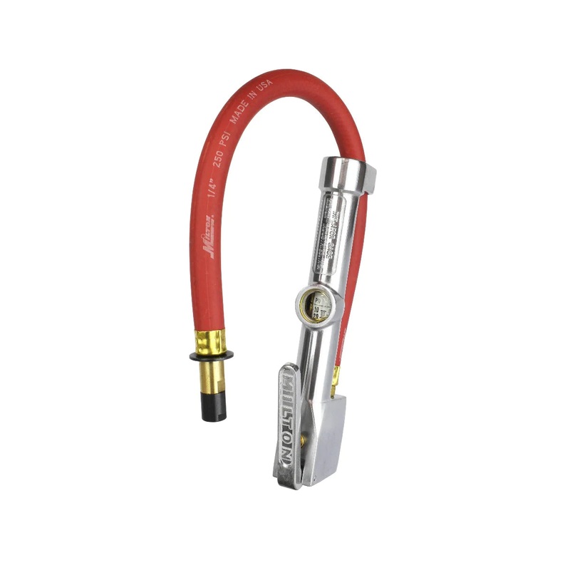 Straight Head Air Chuck Inflator Gauge