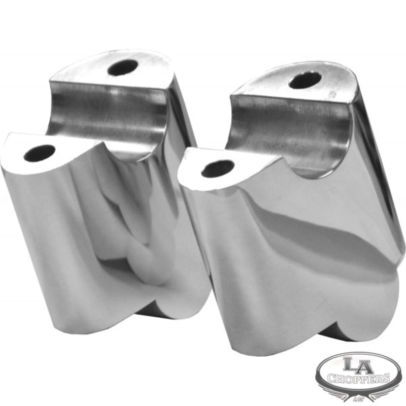 2 RISER EXTENSIONS POLISHED FOR HD