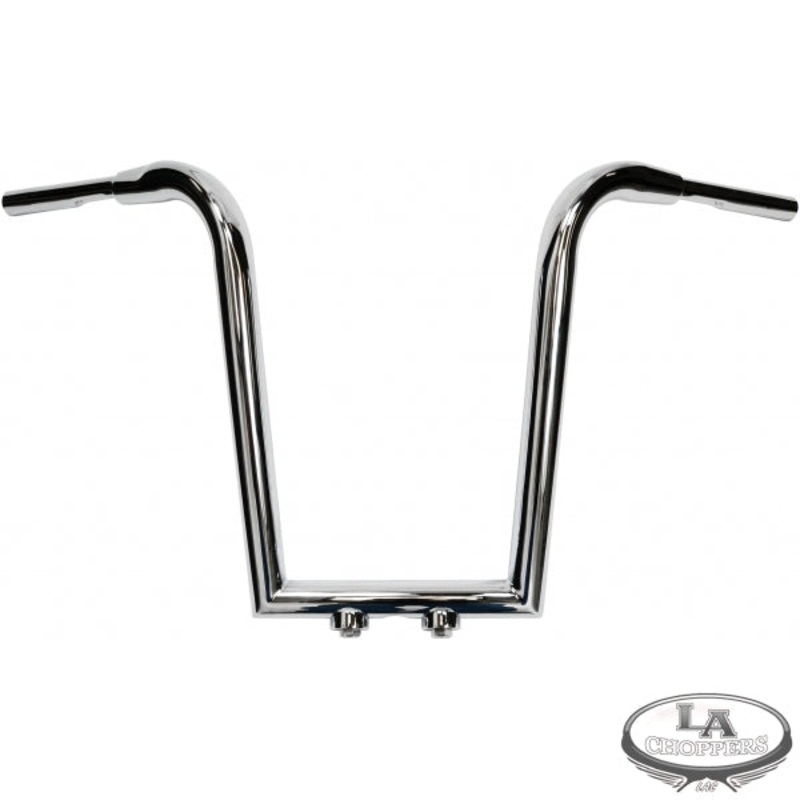 1 1/2 TREE HUGGER MITER CUT APE HANGER BARS 16 CHROME HD