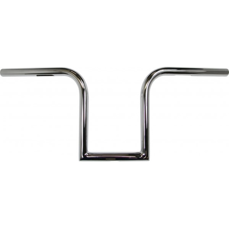 1 NARROW BOURBON APE BARS 10 RISE CHROME UNIVERSAL