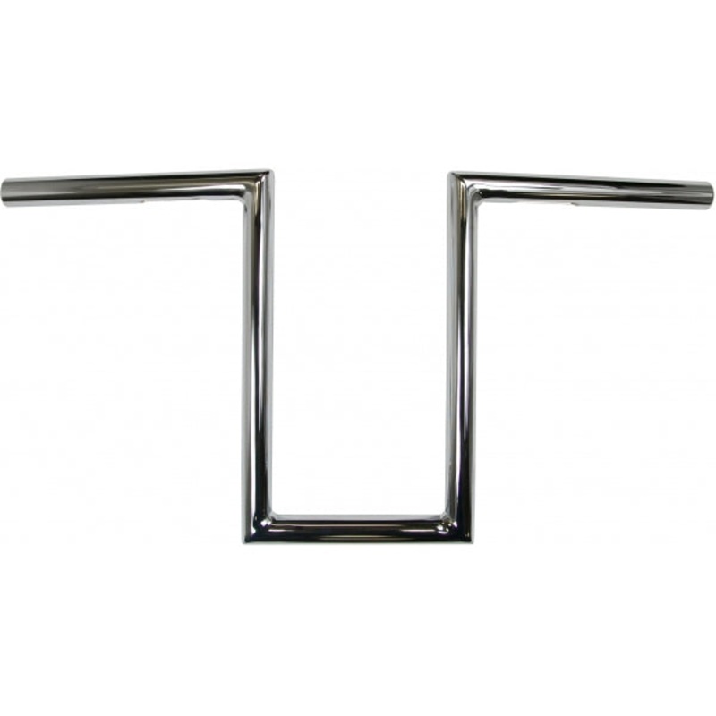 1 NARROW Z-BARS 12 RISE CHROME UNIVERSAL