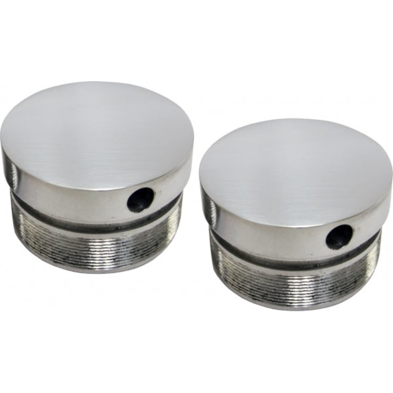 49MM FLUSH MOUNT FORK CAPS – POLISHED
